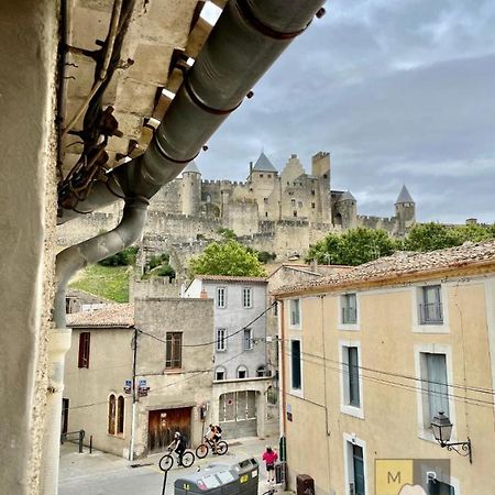 Le Donjon - Vue Cite Pied Cite Medievale Neuf Carcassonne Ngoại thất bức ảnh