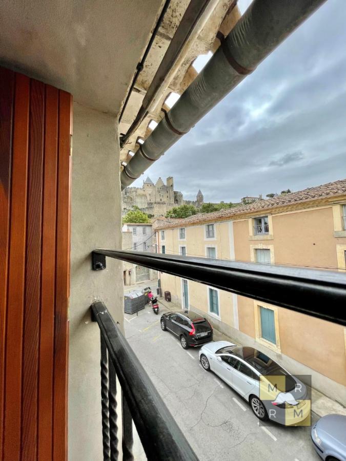 Le Donjon - Vue Cite Pied Cite Medievale Neuf Carcassonne Ngoại thất bức ảnh