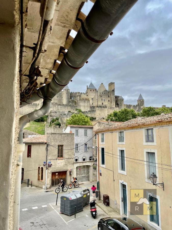 Le Donjon - Vue Cite Pied Cite Medievale Neuf Carcassonne Ngoại thất bức ảnh